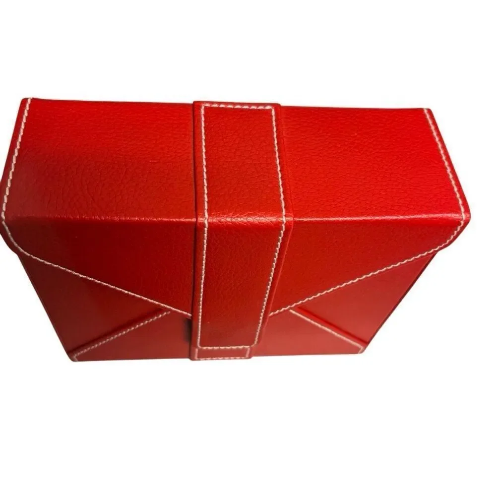 Bath & Body Works Red Faux Leather Stationery Set